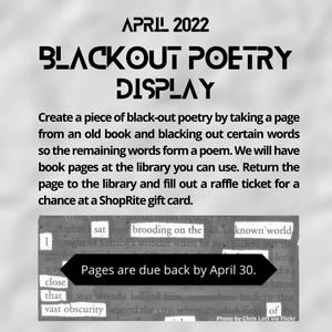 Blackout Poetry Disp